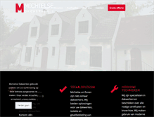 Tablet Screenshot of michielse-dakwerken.be